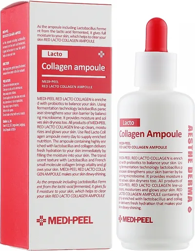 Medi Peel Aesthe Derma, Lacto Collagen Ampoule (Ampułka do twarzy)