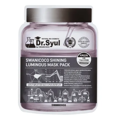 Swanicoco Dr. Syul by Swanicoco, Shining Luminous Mask Pack (Ujędrniająco-rozjaśniająca maska w płacie)