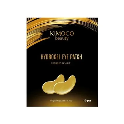 Kimoco Beauty Hydrogel Eye Patch Collagen & Gold (Hydrożelowe płatki pod oczy ujędrniająco-roświetlające)