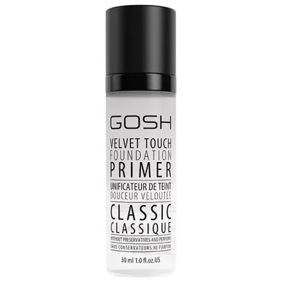 Gosh Velvet Touch Foundation Primer Classic (Aksamitna, matowa baza pod makijaż)