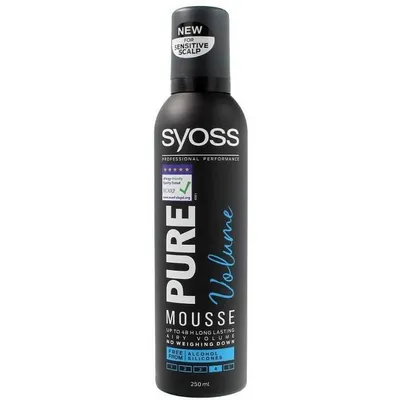 Syoss Pure Volume, Mousse (Pianka do włosów)