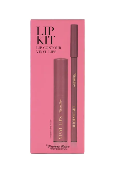 Pierre Rene Lip Kit, Lip Contour Vinyl Lips (Zestaw do makijażu ust)
