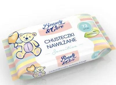 Beauty & Care (B&C) Chusteczki nawilżane `Sensitive`