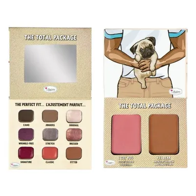 The Balm The Total Package, Khaki I Love My Girlfriend Palette (Kieszonkowy zestaw do makijażu twarzy)