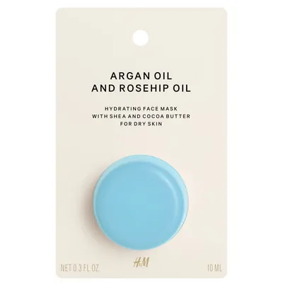 H&M Argan Oil and Rosehip, Hydrating Face Mask (Maska do twarzy z olejkiem arganowym i olejkiem różanym)