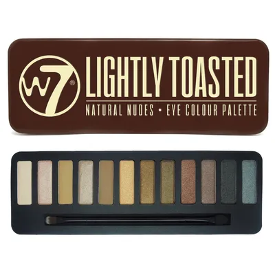 W7 Lightly Toasted Natural Nudes (Paleta cieni do powiek)