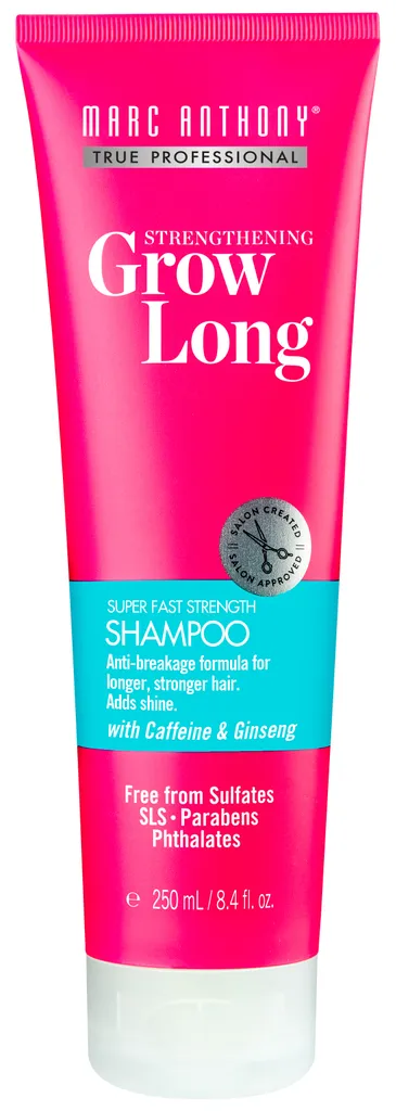 Marc Anthony True Professional Strengthening Grow Long, Super Fast Strength Shampoo (Szampon do włosów zapuszczanych z kofeiną i żeń-szeniem)