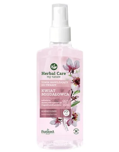 Herbal Care Tonik nawilżający do twarzy `Kwiat migdałowca`