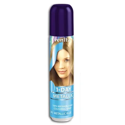 Venita 1 Day Metallic Spray (Spray do szybkiej koloryzacji i stylizacji włosów)
