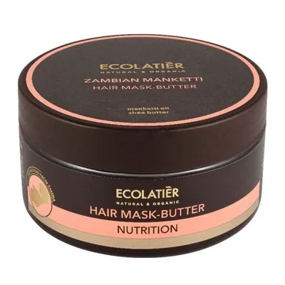 Ecolatier Zambian Manketti Hair Mask Butter (Maska-masło do włosów odżywiające)