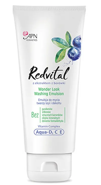 APN Cosmetics Redvital, Wonder Look Washing Emulsion (Emulsja do mycia twarzy, szyi i dekoltu)