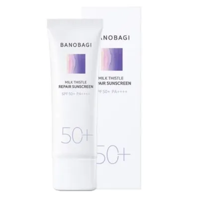 Banobagi Milk Thistle Repair Sunscreen SPF 50+ PA +++ (Krem naprawczy z ostropestem)