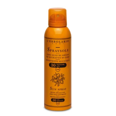 L'Erbolario Solare, Spraysole, Con Olio Di Argan Ed Estratto Di Goji SPF 30 (Spray do opalania)