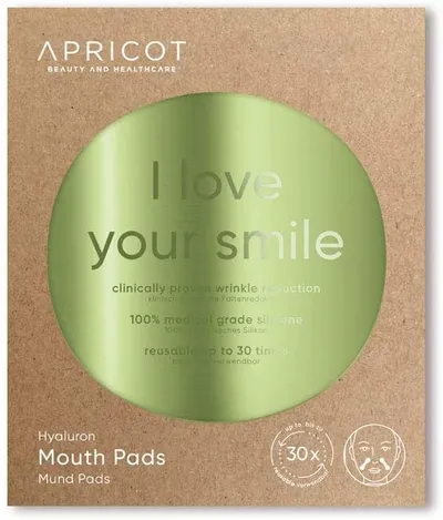 Apricot Beauty & Healthcare Hyaluron Mouth Pads I love uour smile (Plastry na usta z  kwasem hialuronowym)