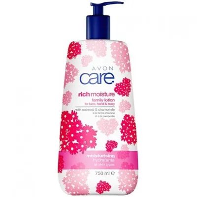 Avon Care, Family Lotion Rich Moisture with Oatmeal & Chamomile (Nawilżający balsam z wyciągiem z rumianku i owsa)