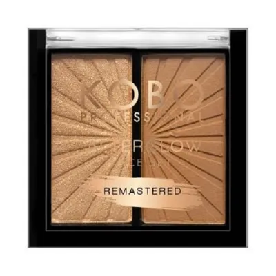 Kobo Professional Afterglow Remastered, Face Set Bronze (Kompaktowy duet do konturowania twarzy)