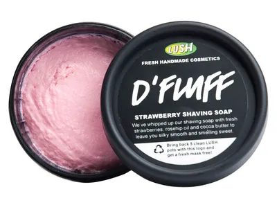 Lush D'Fluff Strawberry Shaving Soap (Mydło do golenia)