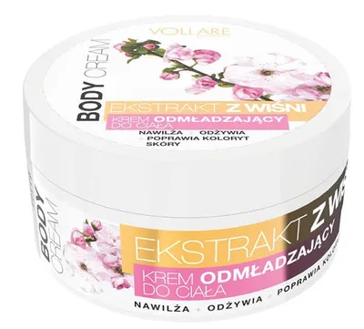 Vollare Cosmetics Odmładzający krem do ciała 'Kwiat Wiśni'