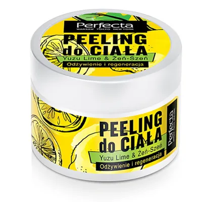 Perfecta Yuzu Lime & Żeń-Szeń, Peeling do ciała `Odżywienie i regeneracja`
