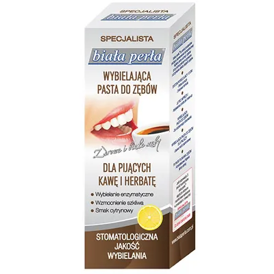 Coswell Biała Perła, Specjalistyczna pasta do zębów dla pijących kawę i herbatę