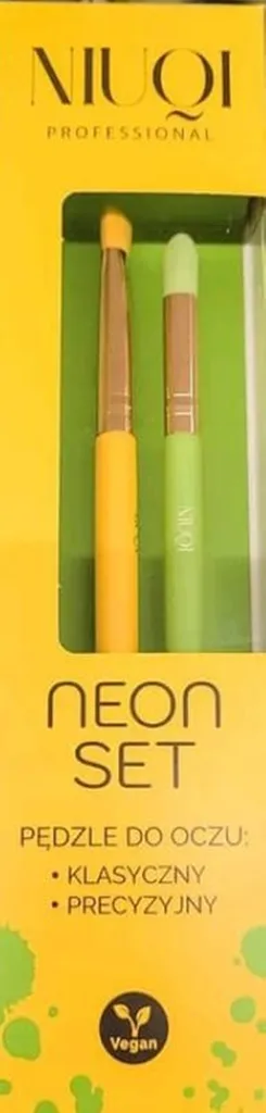 Niuqi Professional, Neon Set, Pędzle do oczu: klasyczny i precyzyjny