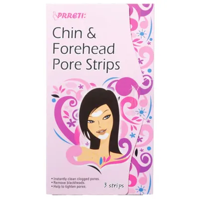 Prreti Chin & Forehead Pore Strips (Plastry oczyszczające na nos i czoło)