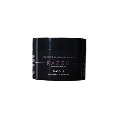 Razzo Professional Haircare Masque with Argan Oil & Keratin (Odżywcza maska do włosów)