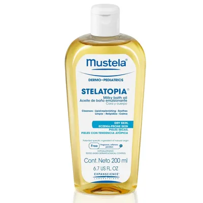 Mustela Stelatopia, Milky Bath Oil (Olejek mleczny do kąpieli)