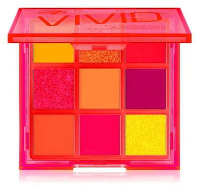 W7 Vivid, Outrageous Orange Eyeshadow Palette (Paleta cieni do powiek)