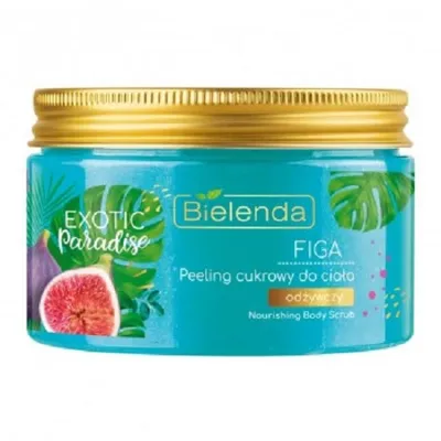 Bielenda Exotic Paradise, Nourishing Body Scrub (Peeling cukrowy do ciała odżywczy `Figa`)