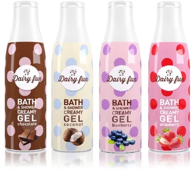 Dairy fun Bath & Shower Creamy Gel (Kremowy żel do kąpieli i pod prysznic (różne rodzaje))