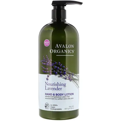 Avalon Organics Botanicals, Therapeutic Hand & Body Lotion - Lavender (Balsam do rąk i ciała o zapachu lawendy)