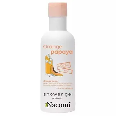 Nacomi Orange Papaya Shower Gel (Żel pod prysznic `Pomarańcza i papaja`)