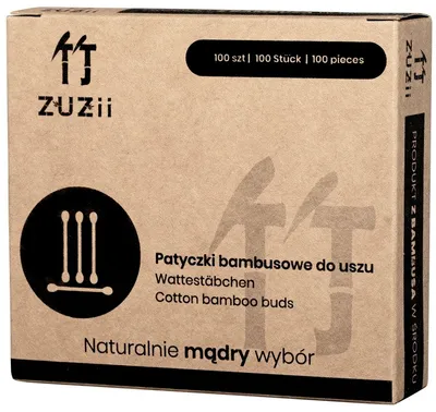Zuzii Cotton Bamboo Buds (Bambusowe patyczki do uszu)
