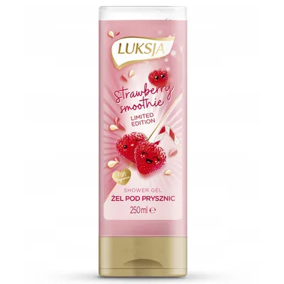 Luksja Strawberry Smoothie Shower Gel (Żel pod prysznic o zapachu koktajlu truskawkowego)