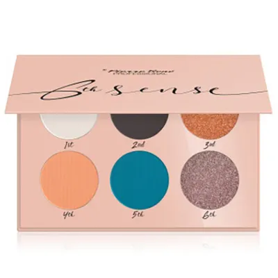 Pierre Rene 6th Sense No. 07 Salmon Tangle Eyeshadow Palette (Paleta 6 cieni do powiek)