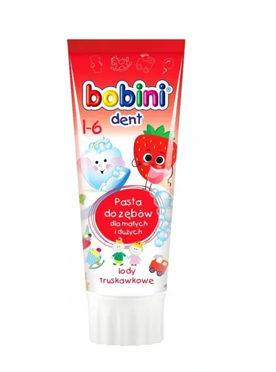 Bobini Dent, Pasta do zębów dla małych i dużych (1-6)