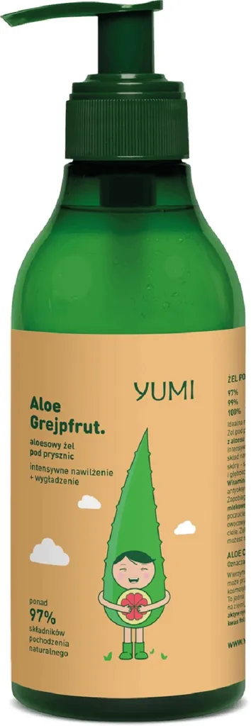 Yumi Aloesowy żel pod prysznic `Aloe Grejpfrut`