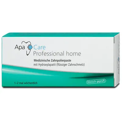 ApaCare Professional Home, Medizinische Zahnpolierpaste  (Medyczna pasta polerska do przebarwionych zębów)