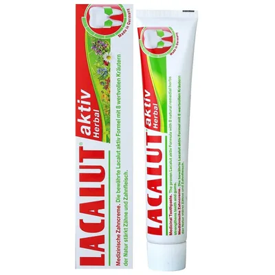 Lacalut Aktiv Herbal, (Pasta do zębów z ziołami