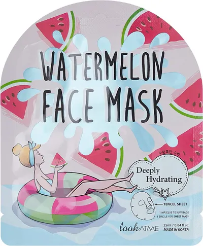 Look at Me Watermelon Face Mask (Intensywnie nawilżająca maska w płachcie `Ekstrakt z arbuza`)