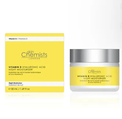 SkinChemists Vitamin D Hyaluronic Acid Night Moisturiser (Krem na noc)