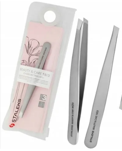 Staleks Beauty Care, Pęseta skośna 10/3