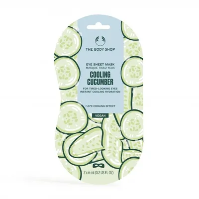 The Body Shop Cooling Cucumber Eye Sheet Mask (Chłodząca maseczka pod oczy `Ogórek `)