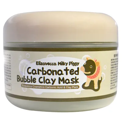 Elizavecca Milky Piggy Carbonated Bubble Clay Mask (Oczyszczająca maska do twarzy z bąbelkami)