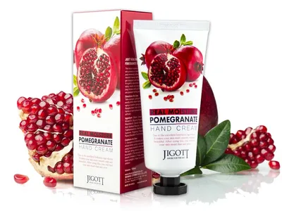 Jigott Real Moisture Pomegranate Hand Cream (Krem do rąk z granatem)
