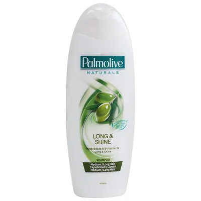 Palmolive Naturals, Long & Shine Shampoo (Szampon do włosów półdługich i długich `Długie i błyszczące` (nowa wersja))