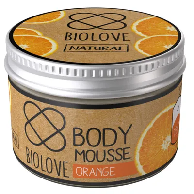 Biolove Orange, Body Mousse (Mus do ciała antycelulitowy `Pomarańcza`)