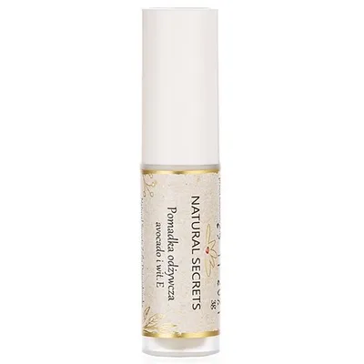 Natural Secrets Odżywcza pomadka do ust `Awokado i witamina E`