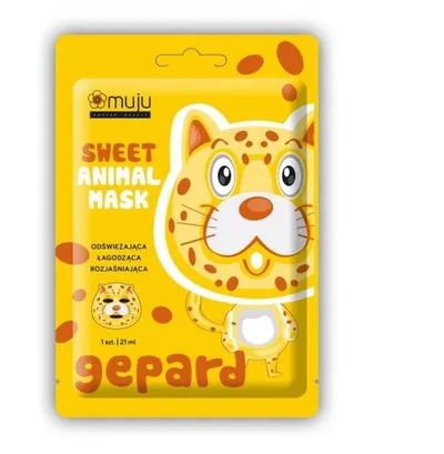 Muju Sweet Animal Mask Gepard (Maseczka do twarzy w płachcie `Gepard`)